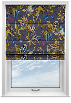 Kensington, Navy - Roman Blind
